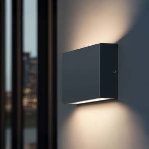 Kinkiet Ścienny LED Zewnętrzny 7W z Aluminium Podwójne Oświetlenie Regulacja CCT Brooky S