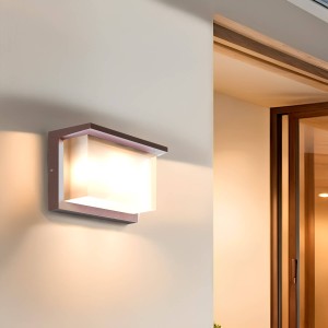 Kinkiet Ścienny LED Zewnętrzny 12W z Aluminium Regulacja CCT Podwójny Difuzor Valorian