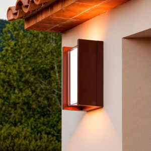 Kinkiet Ścienny LED Zewnętrzny 12W z Aluminium Regulacja CCT Podwójny Dyfuzor Lysandra