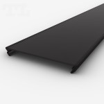Osłonka C6 czarna 3000mm