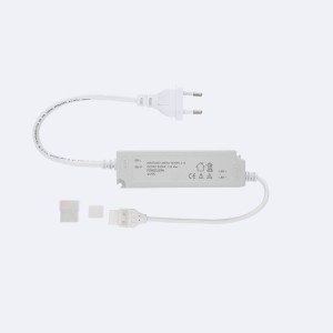 Driver Flicker Free do Taśm LED Samoregulujących 220V AC COB SILICONE FLEX Szerokość 10mm Monocolor