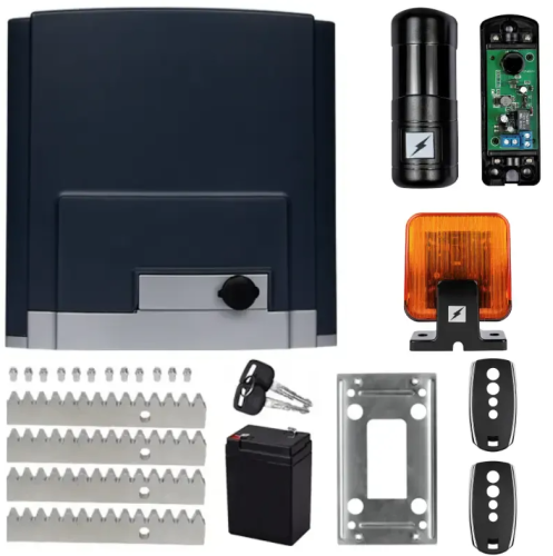 Napęd do bram przesuwnych 24V Elektrobim KSE800S 18m/min + listwy