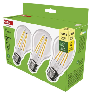 Żarówka LED Filament A60 A CLASS/ E27 / 5 W (75 W) / 1 060 lm / ciepła biel