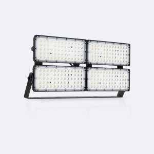 Naświetlacz LED 800W Stadionowy 160 lm/W IP66 LIFUD Regulowany 0–10V Poziomy | 5000K Zimna biel | 30°