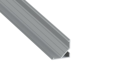 Zestaw TEKKNI ARRE srebrny, klosz mrożony  2,02 m – profil LED TEKKNI LedLabs – wroled.pl