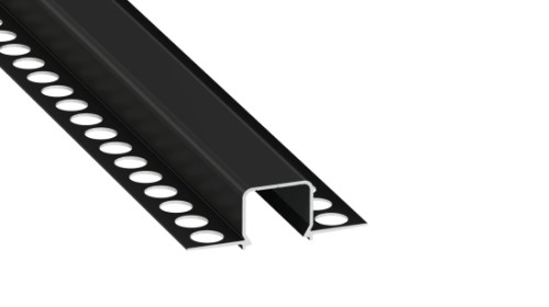 Zestaw TEKKNI MOSSO czarny, klosz mleczny 3 m – profil LED TEKKNI LedLabs – wroled.pl