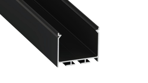 Zestaw TEKKNI NORS czarny, klosz mleczny 2,02 m – profil LED TEKKNI LedLabs – wroled.pl