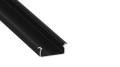 Zestaw TEKKNI TVED czarny, klosz mleczny 2,02 m – profil LED TEKKNI LedLabs – wroled.pl