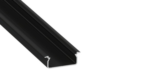 Zestaw TEKKNI TVED czarny, klosz mleczny 3 m – profil LED TEKKNI LedLabs – wroled.pl