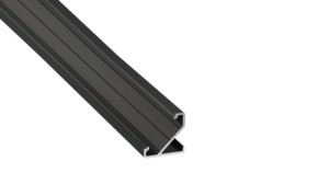 Zestaw TEKKNI BARDE czarny, klosz mleczny 3 m