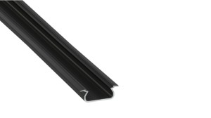 Zestaw TEKKNI SELDE czarny, klosz mleczny 3 m