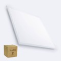 Panel LED 60x60 cm 40W 4000lm (Zestaw 2 sztuki) — ciepła biel — zdjęcie 3