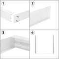 Panel LED 120x30 cm 40W 4000lm LIFUD + Zestaw Natynkowy — neutralna biel — zdjęcie 6