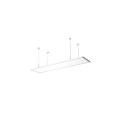 Panel LED 120x30 cm 40W 4000lm LIFUD + Zestaw Zawieszenia linkowego — ciepła biel