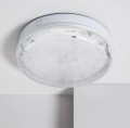 Plafon LED 24W Okrągły Zewnętrzny Ø285 mm 6500K IP65 ze Światłem Awaryjnym Niestałym Hublot Biały