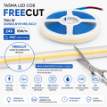 Taśma LED COB FreeCut Hermetyczna IP65 24V 10W/m 4000K Neutralna 5m