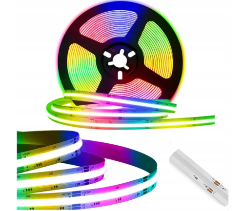 Taśma LED COB PRO 24V RGBW+3000K 24V 19W/1m, LED, Rolka 5m–Wysoka Jakość!