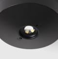 Oprawa Awaryjna LED Natynkowa Czarna Okrągła 2,5W 120lm 6000K
