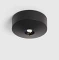 Oprawa Awaryjna LED Natynkowa Czarna Okrągła 2,5W 120lm 6000K