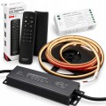 Zestaw LED COB do Sauny IP68 5m 2700K 4,8W/1M Sterownik Pilot Zasilacz