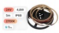 Zestaw LED COB do Sauny IP68 5m 2700K 4,8W/1M Sterownik Pilot Zasilacz