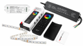 Zestaw Taśm LED RGB IP68 do Sauny - Wodoodporny z Pilotem i Zasilaczem