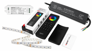 Zestaw Taśm LED RGB IP68 do Sauny - Wodoodporny z Pilotem i Zasilaczem