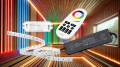 TAŚMA LED RGB 24V 5M WODOODPORNA DO SAUNY | ZASILACZ + STEROWNIK + PILOT
