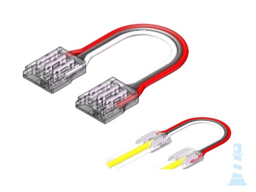 CCT złączka taśma przewód taśma, 3 pinowa, PCB 10mm, do COB, max 6A, GEN3