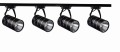 Zestaw 4 x OPRAWA szynowa LED 30W + SZYNA 3m  6000K