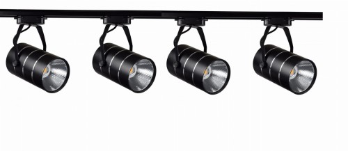 Zestaw 4 x OPRAWA szynowa LED 30W + SZYNA 3m  6000K