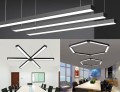 Lampa czarna 36W 4000K 120cm
