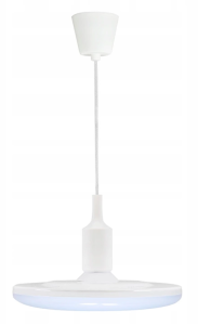 LAMPA WISZĄCA DLA DZIECI OZDOBNA BIAŁA Z ŻARÓWKĄ