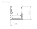 Profil LED - P25-3 Tech Light