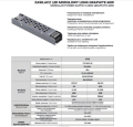 ZASILACZ LED MODUŁOWY GRAPHITE 24V
