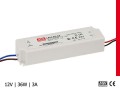Zasilacz wodoodporny Mean Well LPV-35-12 36W 3A 12V, IP67