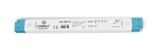 Zasilacz LED CobaltElectro PLV 12V 180W IP20