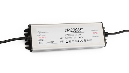 Moduł zasilacza metal case 12V 80W IP67