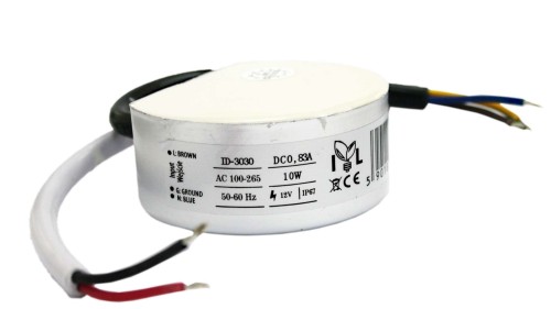 Moduł zasilacza metal case 12V 10W IP67 do puszki