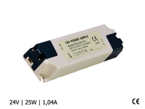 ZASILACZ LED PC IP40 24V 1,04A 25W