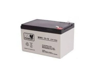 MWS 12-12 Akumulator AGM 12V 12Ah Gwarancja 2 lat