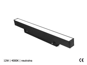 Magnet System Lampa LED 12W 4000K 30cm