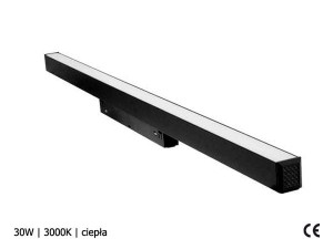 Magnet System Lampa LED 30W 3000K 90cm