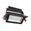 Naświetlacz LED Samsung 120 lm/W Nastawny Prostokątny 38W Czarny