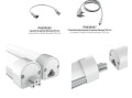 OPRAWA LINIOWA 40W / 140lm/W / 6000K / CRI>80 / 120st / IP42 / IK10 / 150cm