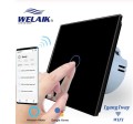 Włącznik dotykowy Tuya WIFI pojedynczy czarny zestaw WELAIK ®