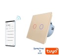 Włącznik dotykowy WIFI podwójny ivory zestaw WELAIK ®