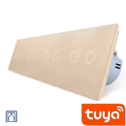 Włącznik dotykowy do czterech rolet WIFI zestaw ivory WELAIK ®
