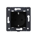 Gniazdo 230v schuko czarny WELAIK ®