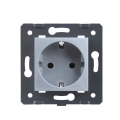 Gniazdo 230v schuko srebrny WELAIK ®